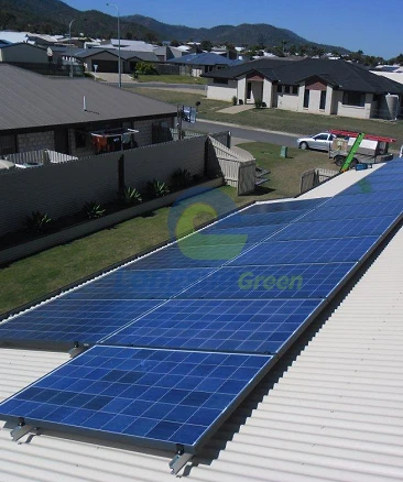 Aluminium rail voor montage van zonnepanelen