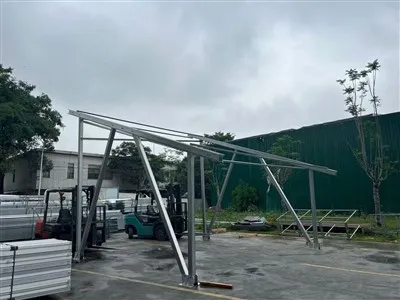 W -vormige zam stalen zonneportstructuur